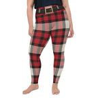 Santa's Tartan Plus Size Leggings