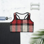 Santa's Tartan Sports Bra