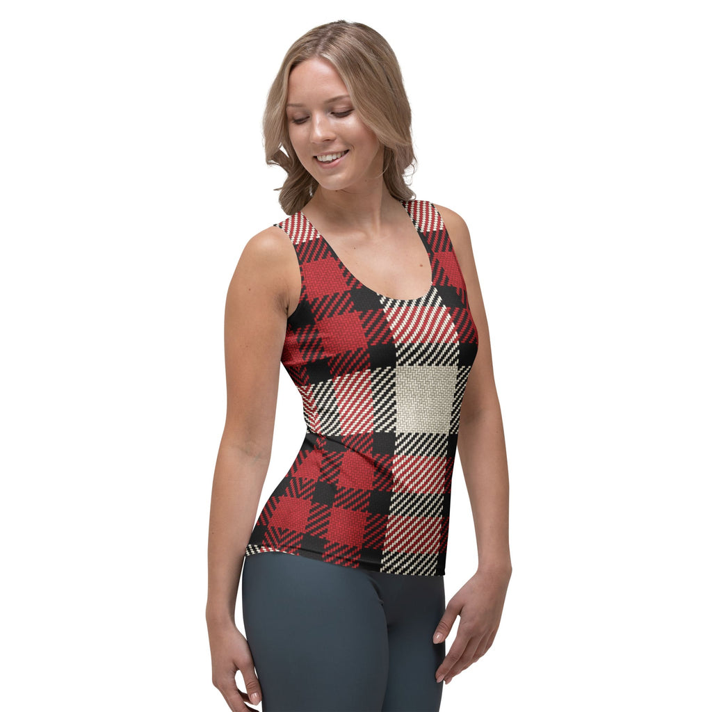 Santa's Tartan Tank Top