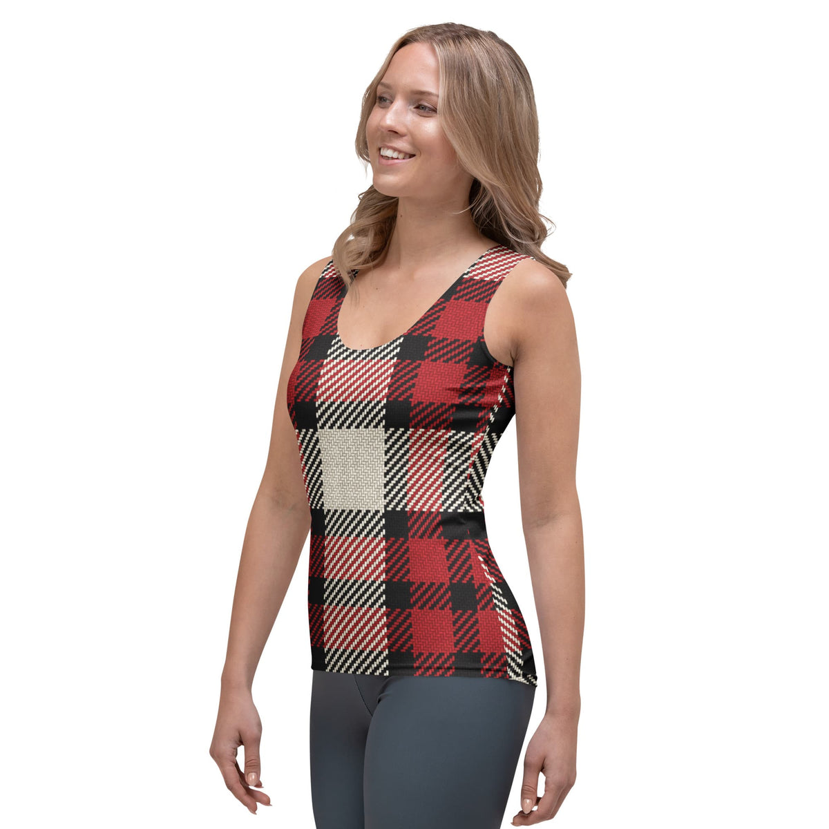 Santa's Tartan Tank Top