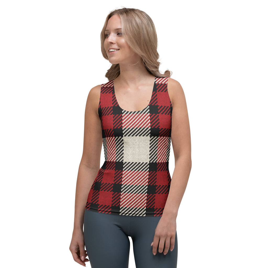 Santa's Tartan Tank Top