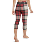 Santa's Tartan Yoga Capris