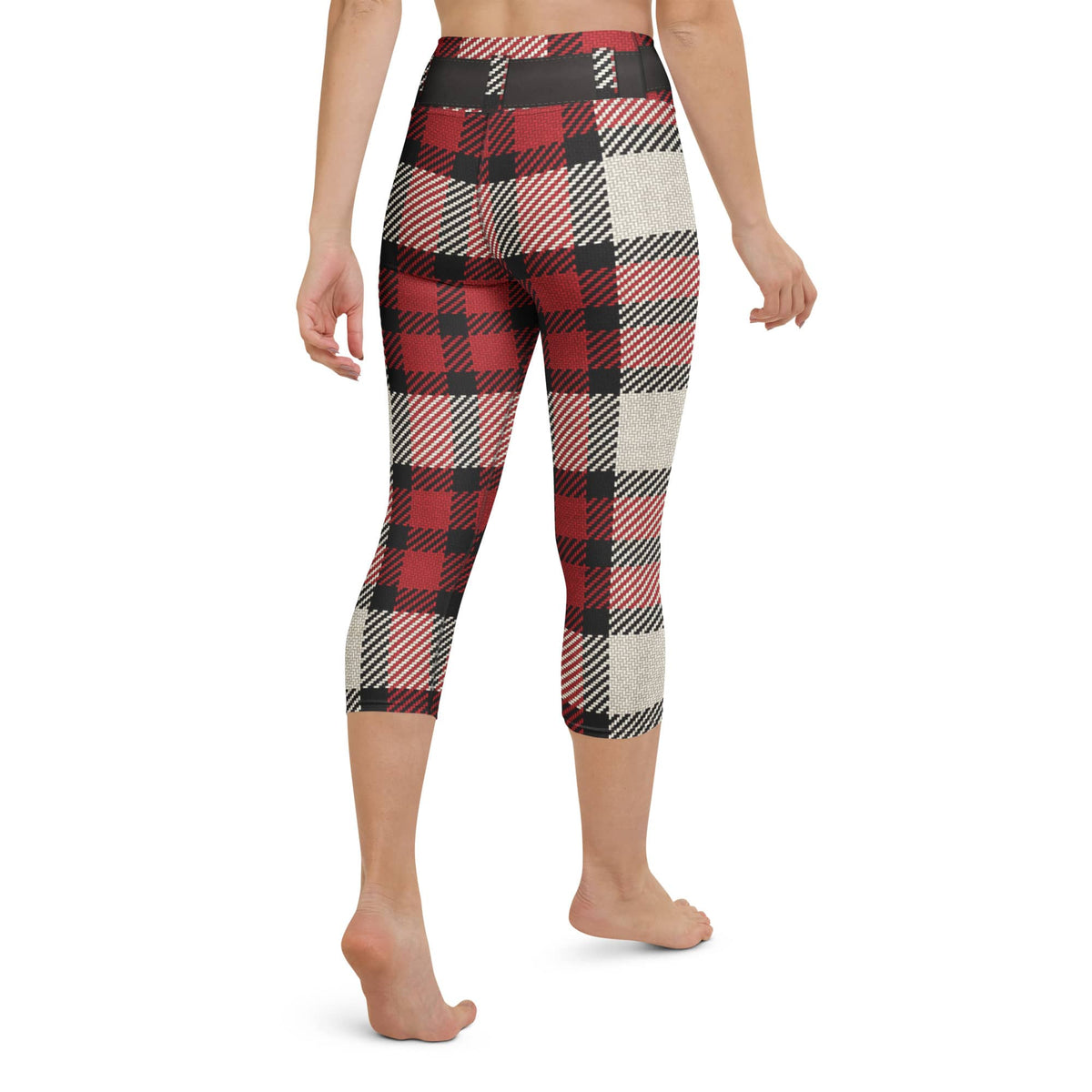 Santa's Tartan Yoga Capris