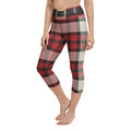 Santa's Tartan Yoga Capris