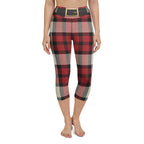Santa's Tartan Yoga Capris