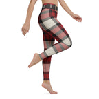 Santa's Tartan Yoga Leggings