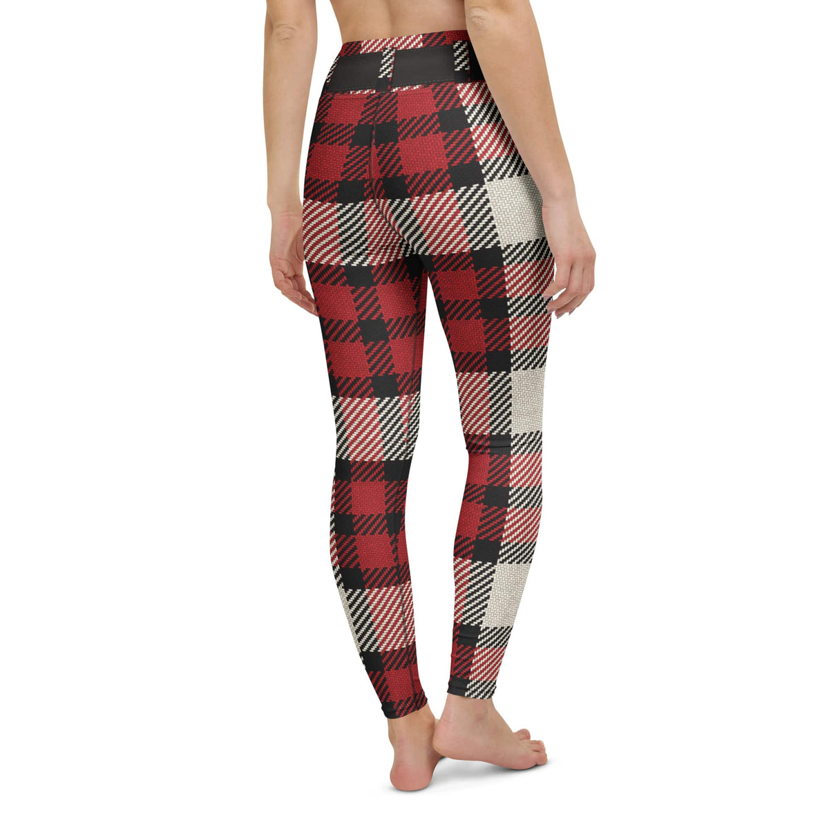 Santa's Tartan Yoga Leggings