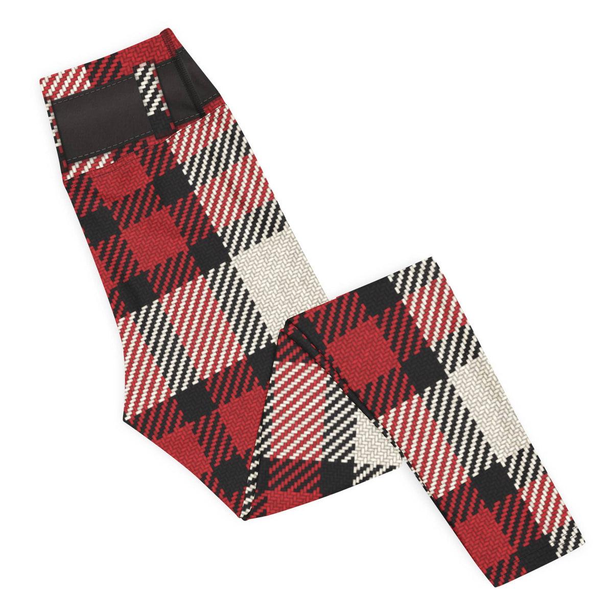 Santa's Tartan Yoga Leggings