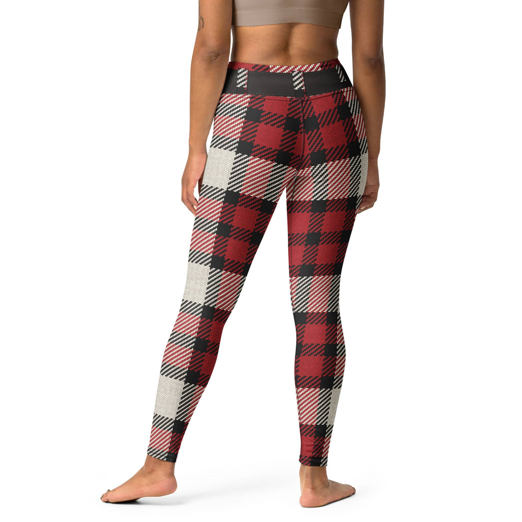 Santa's Tartan Yoga Leggings