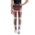 Santa's Tartan Youth Leggings