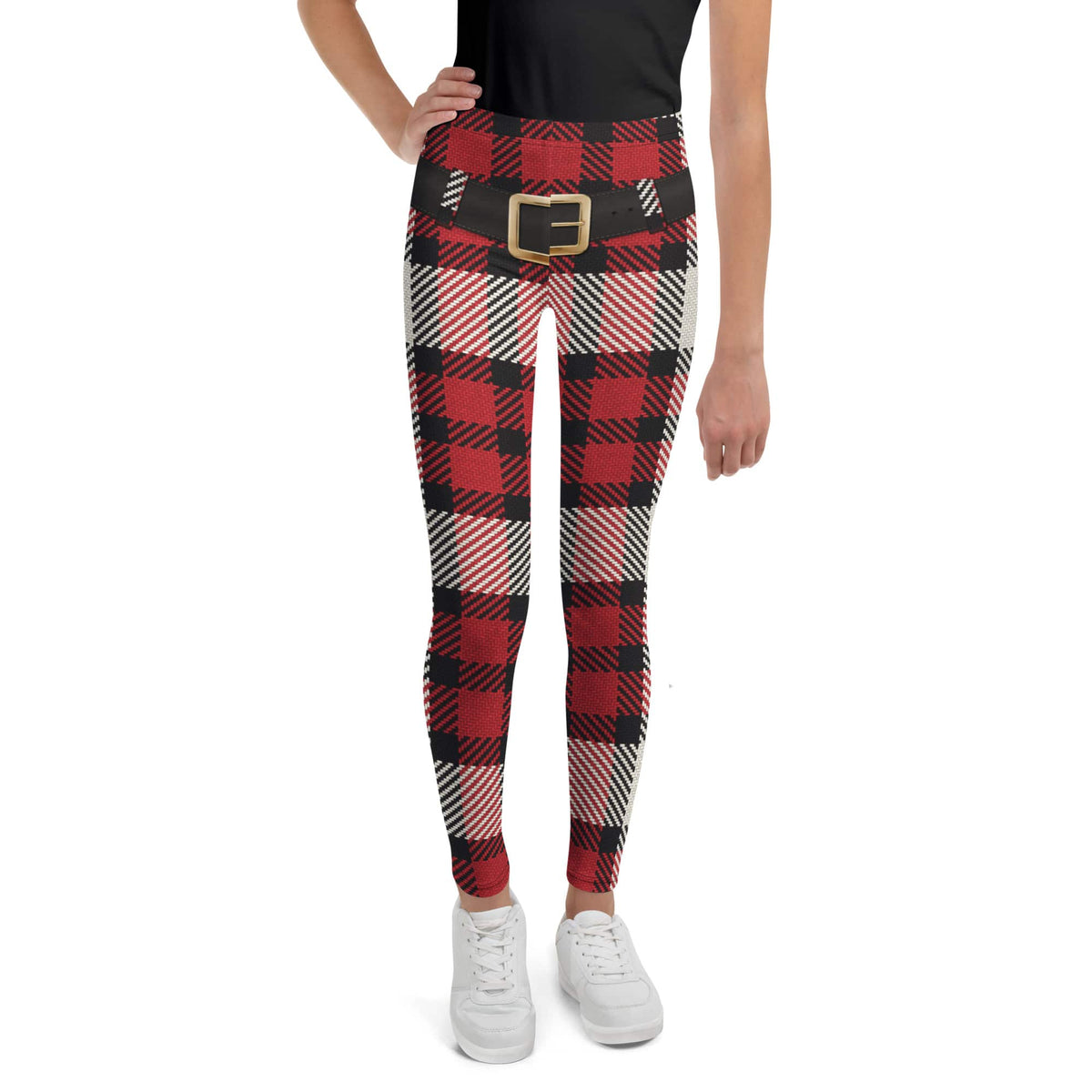 Santa's Tartan Youth Leggings