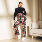 Santa Skull Christmas Flare Leggings