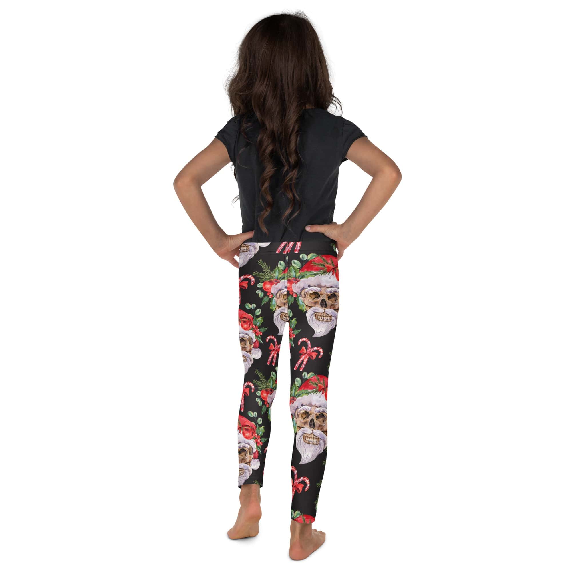 Santa Skull Christmas Kid's Leggings