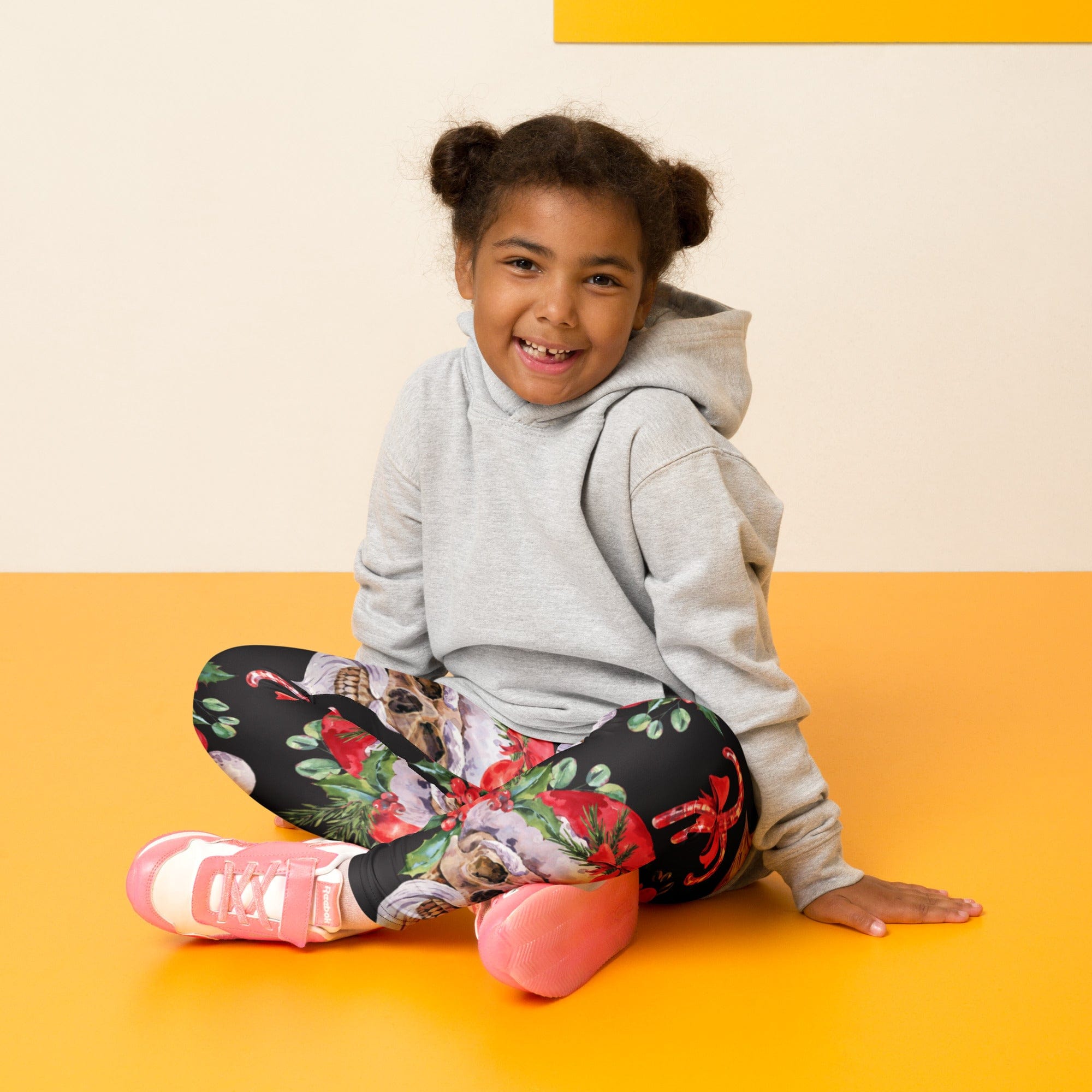 Santa Skull Christmas Kid's Leggings