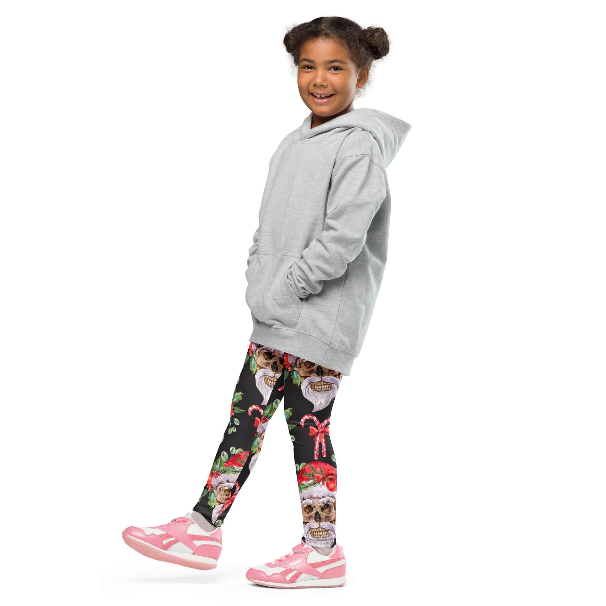 Santa Skull Christmas Kid's Leggings