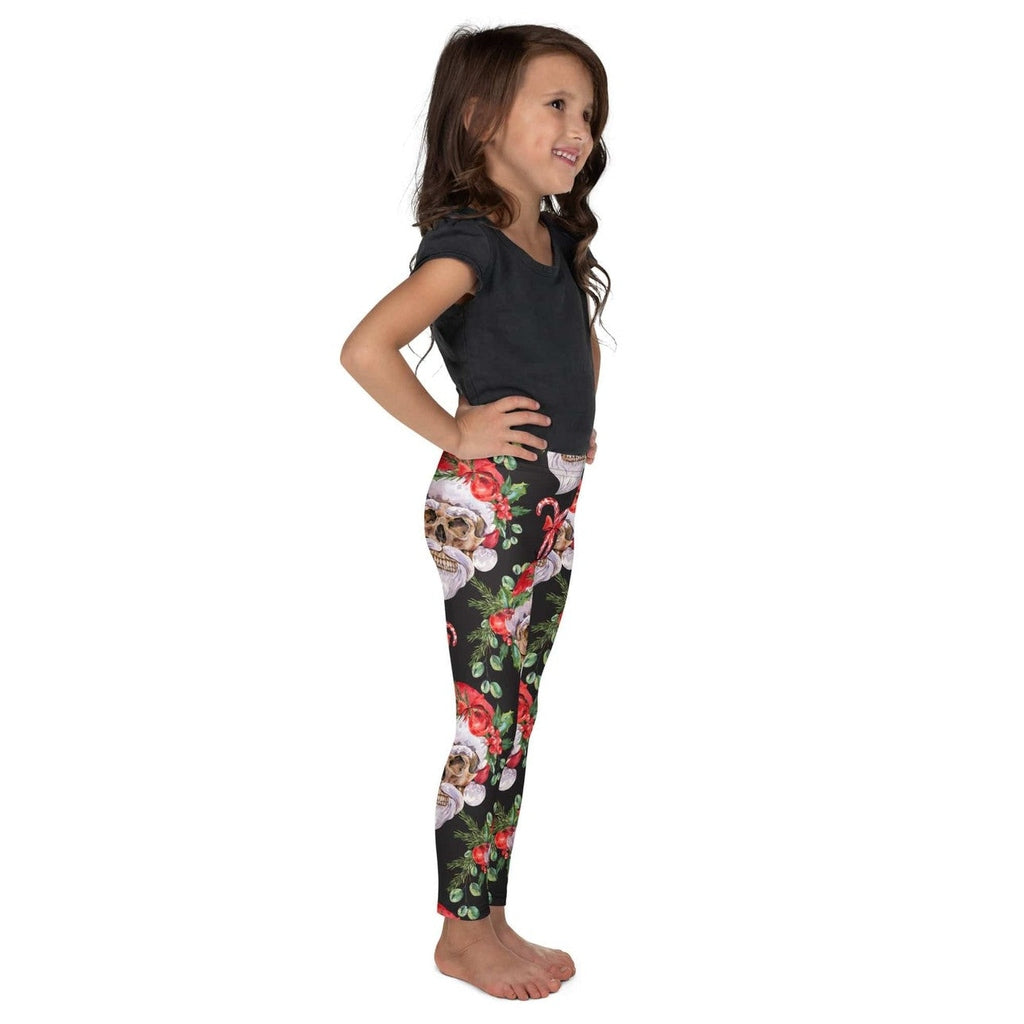 Santa Skull Christmas Kid's Leggings