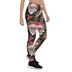 Santa Skull Christmas Leggings
