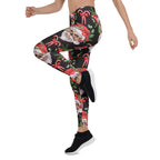 Santa Skull Christmas Leggings