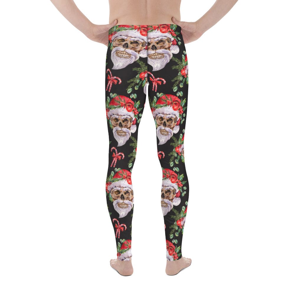 Santa Skull Christmas Men's Leggings