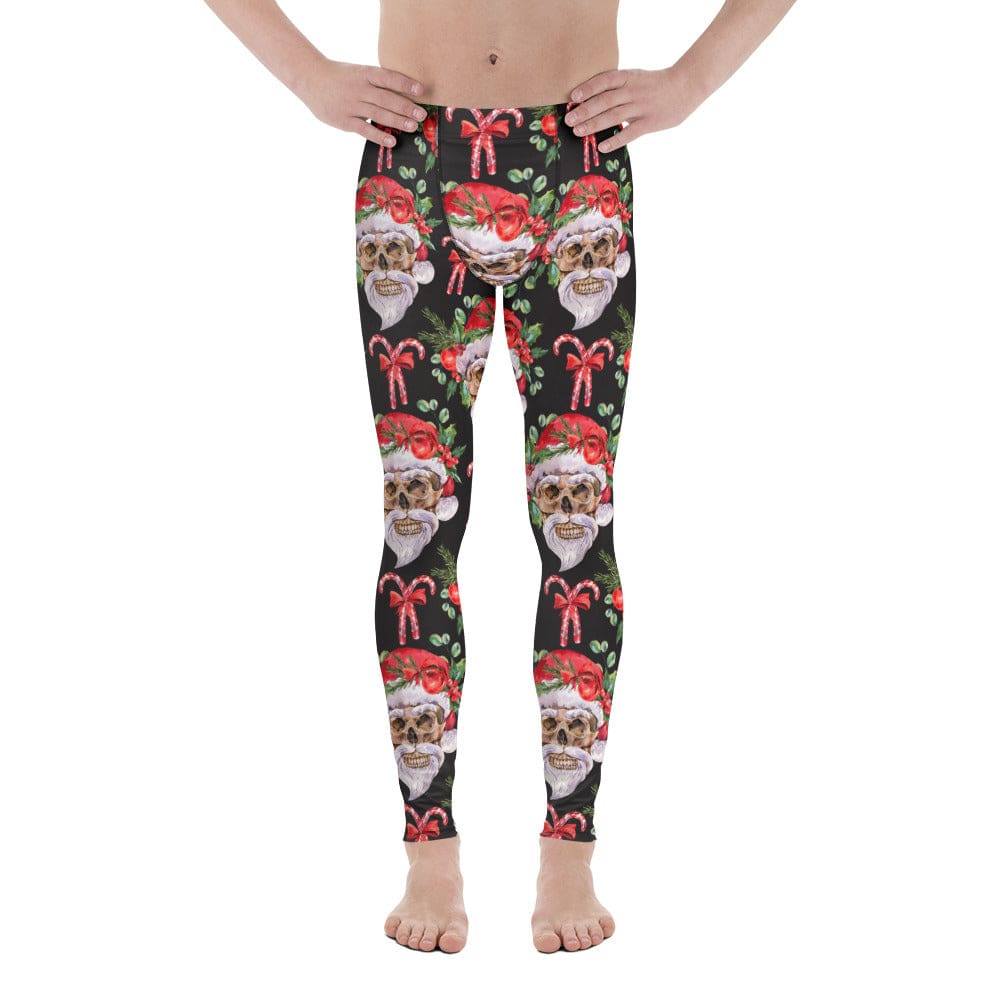Santa Skull Christmas Men's Leggings