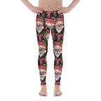 Santa Skull Christmas Men's Leggings