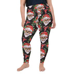 Santa Skull Christmas Plus Size Leggings