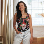 Santa Skull Christmas Tank Top