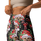 Santa Skull Christmas Yoga Leggings