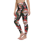 Santa Skull Christmas Yoga Leggings
