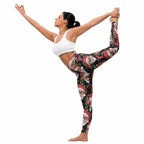 Santa Skull Christmas Yoga Leggings