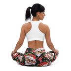 Santa Skull Christmas Yoga Leggings