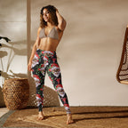 Santa Skull Christmas Yoga Leggings