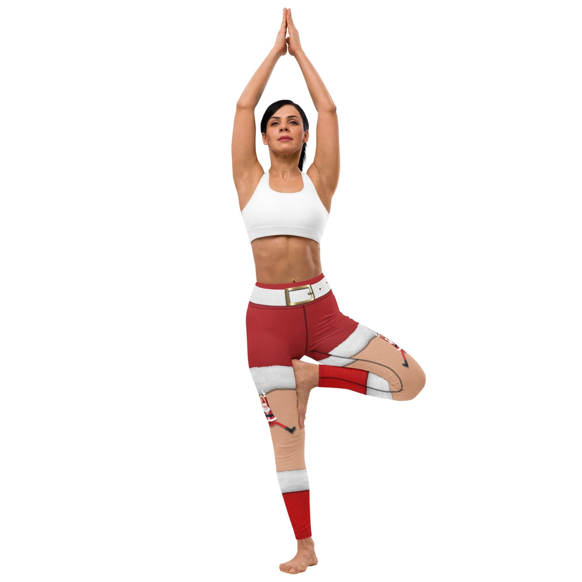 Santa Stockings Christmas Yoga Leggings