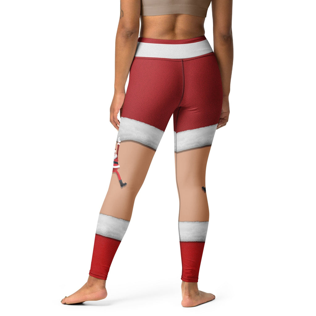 Santa Stockings Christmas Yoga Leggings