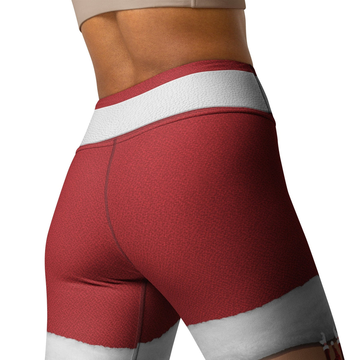 Santa Stockings Christmas Yoga Leggings