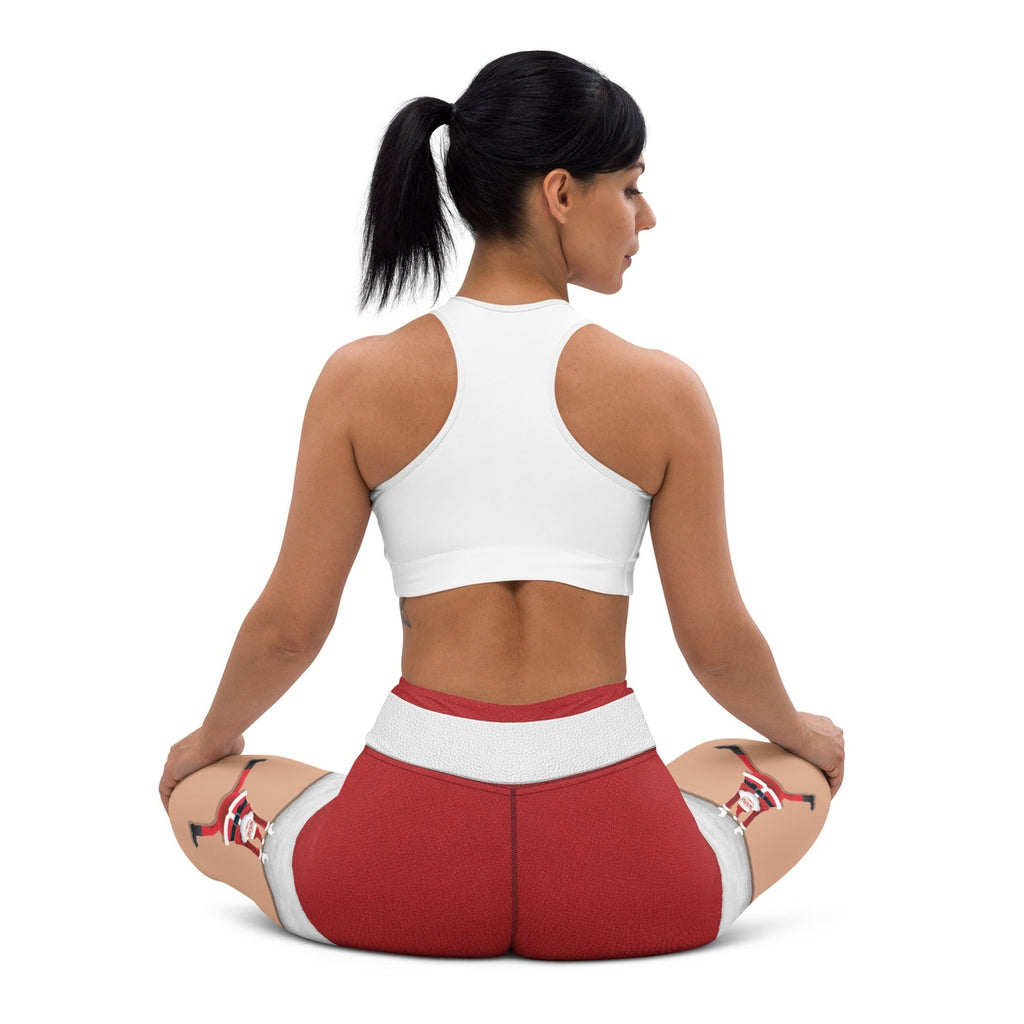 Santa Stockings Christmas Yoga Leggings
