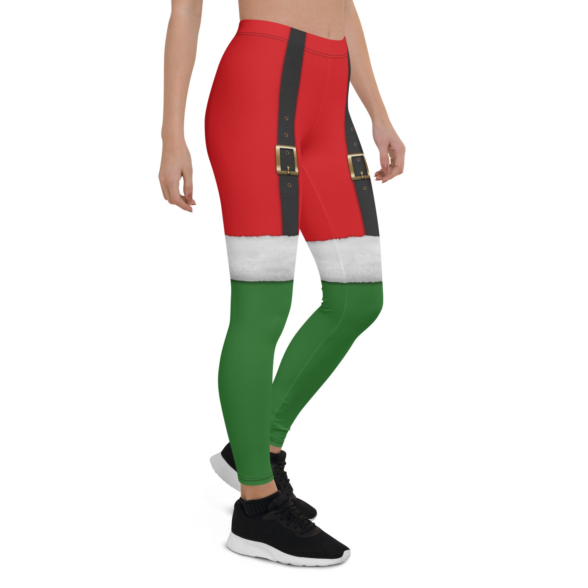 Santa Suspenders Leggings