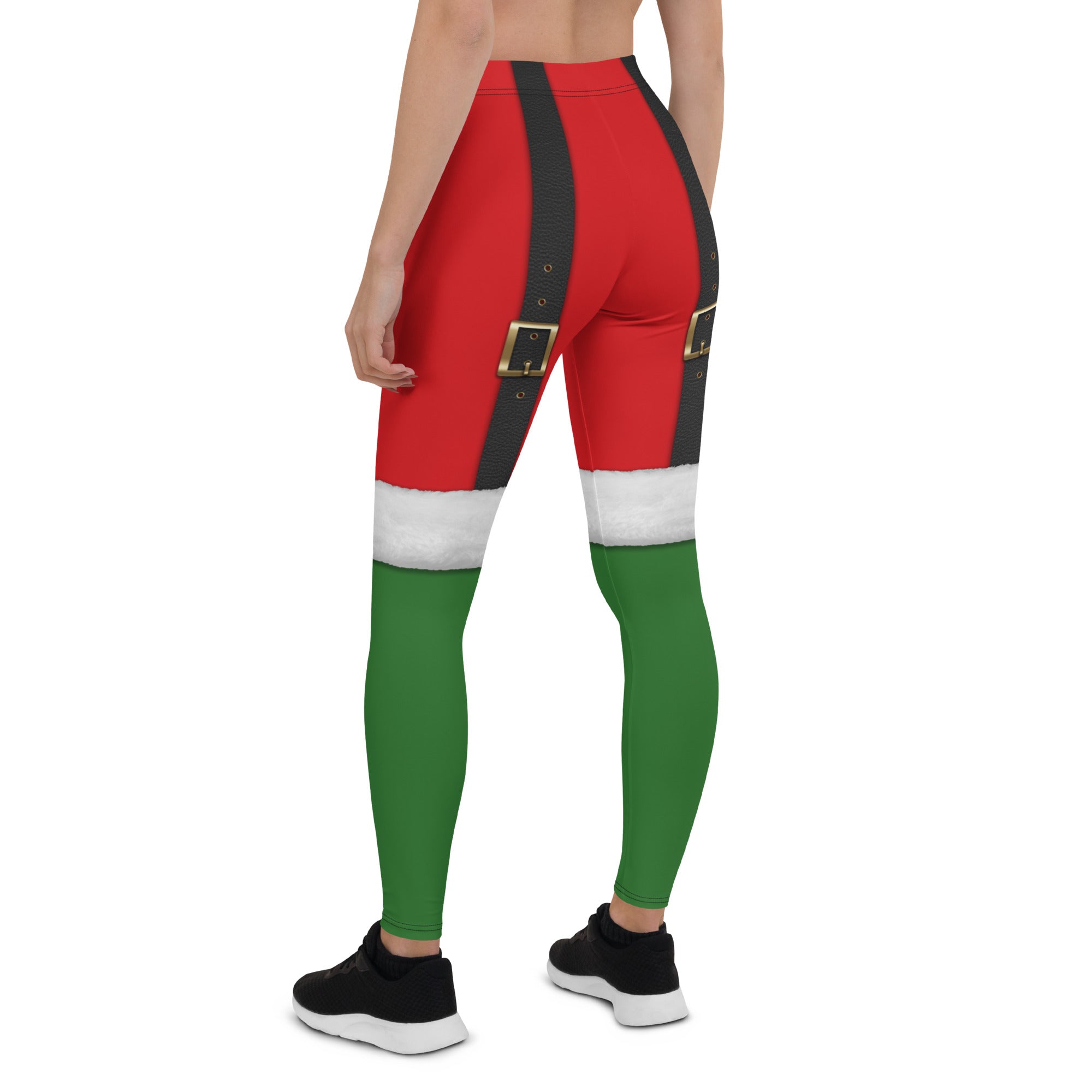 Santa Suspenders Leggings