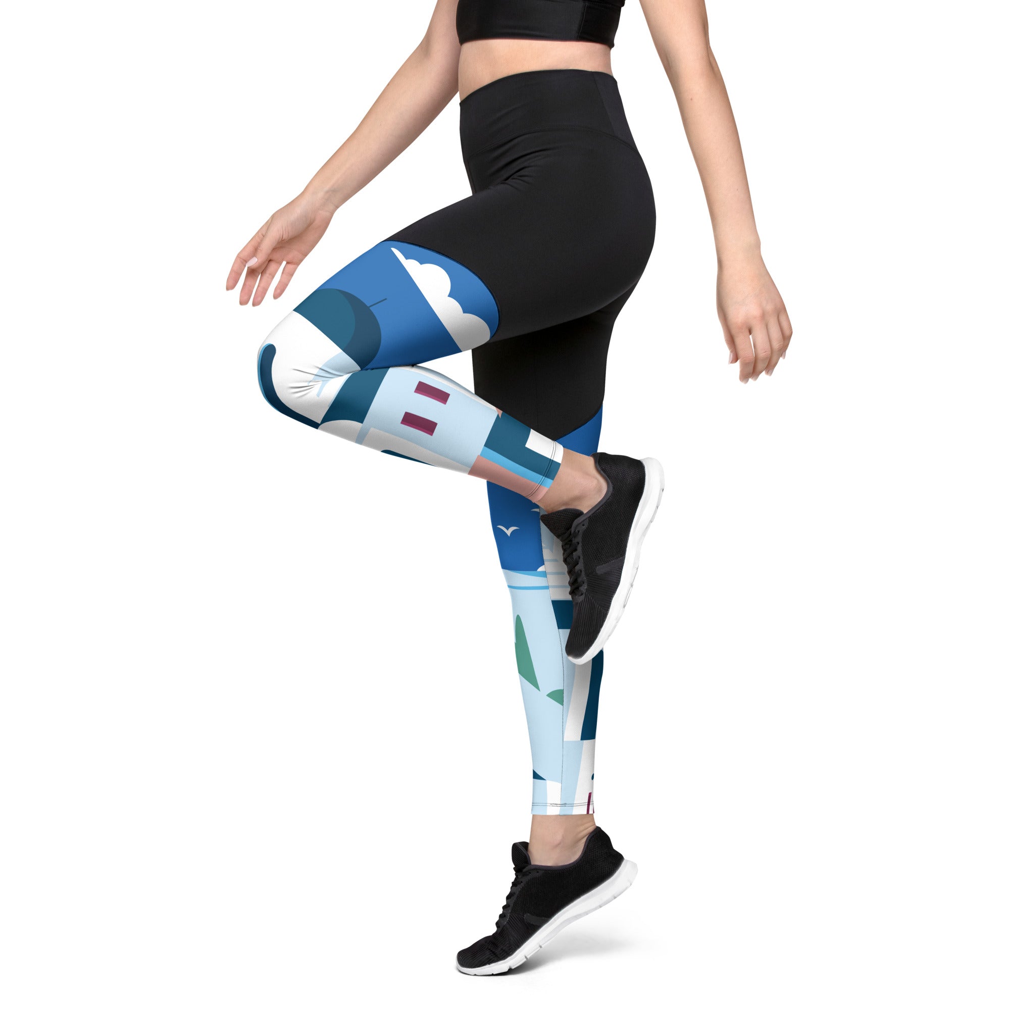 Santorini Compression Leggings