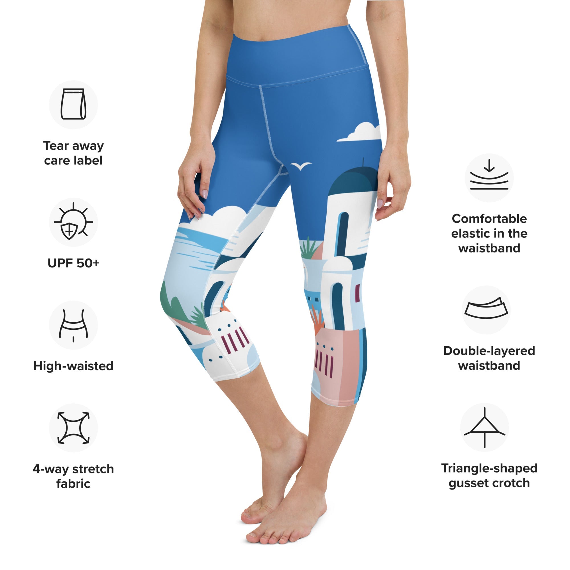 Santorini Yoga Capris