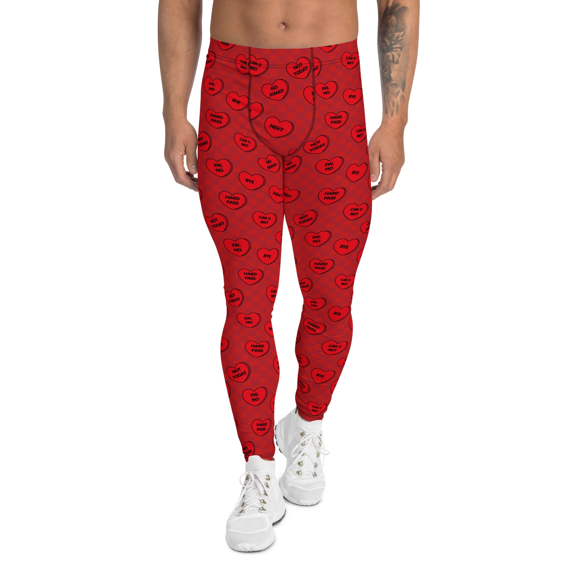 Sassy Hearts Men's Leggings