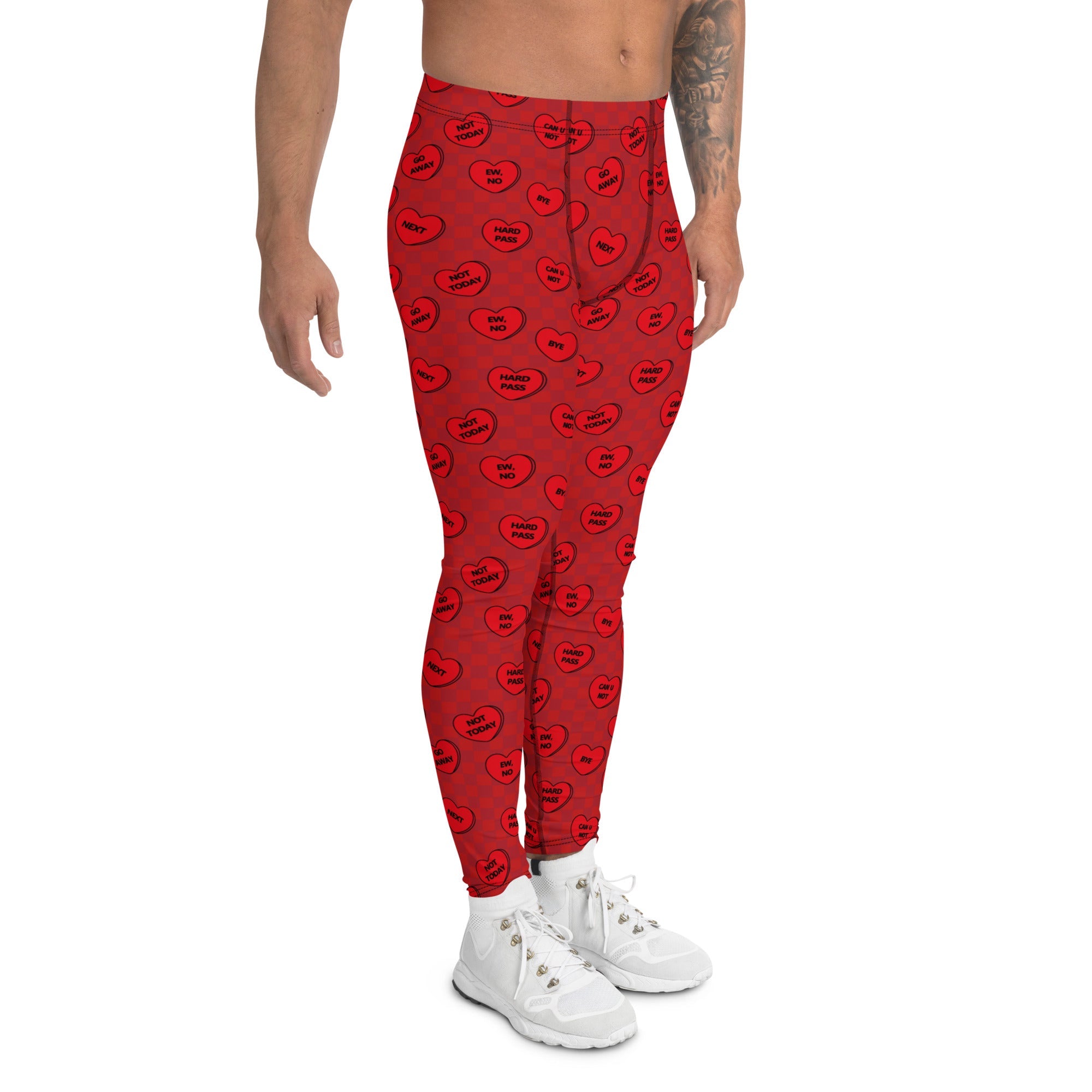 Sassy Hearts Men's Leggings