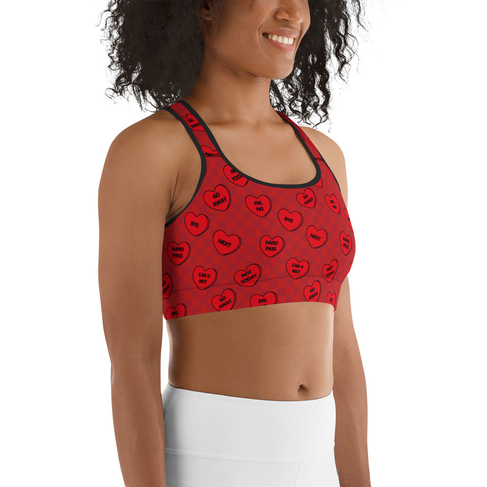 Sassy Hearts Sports Bra