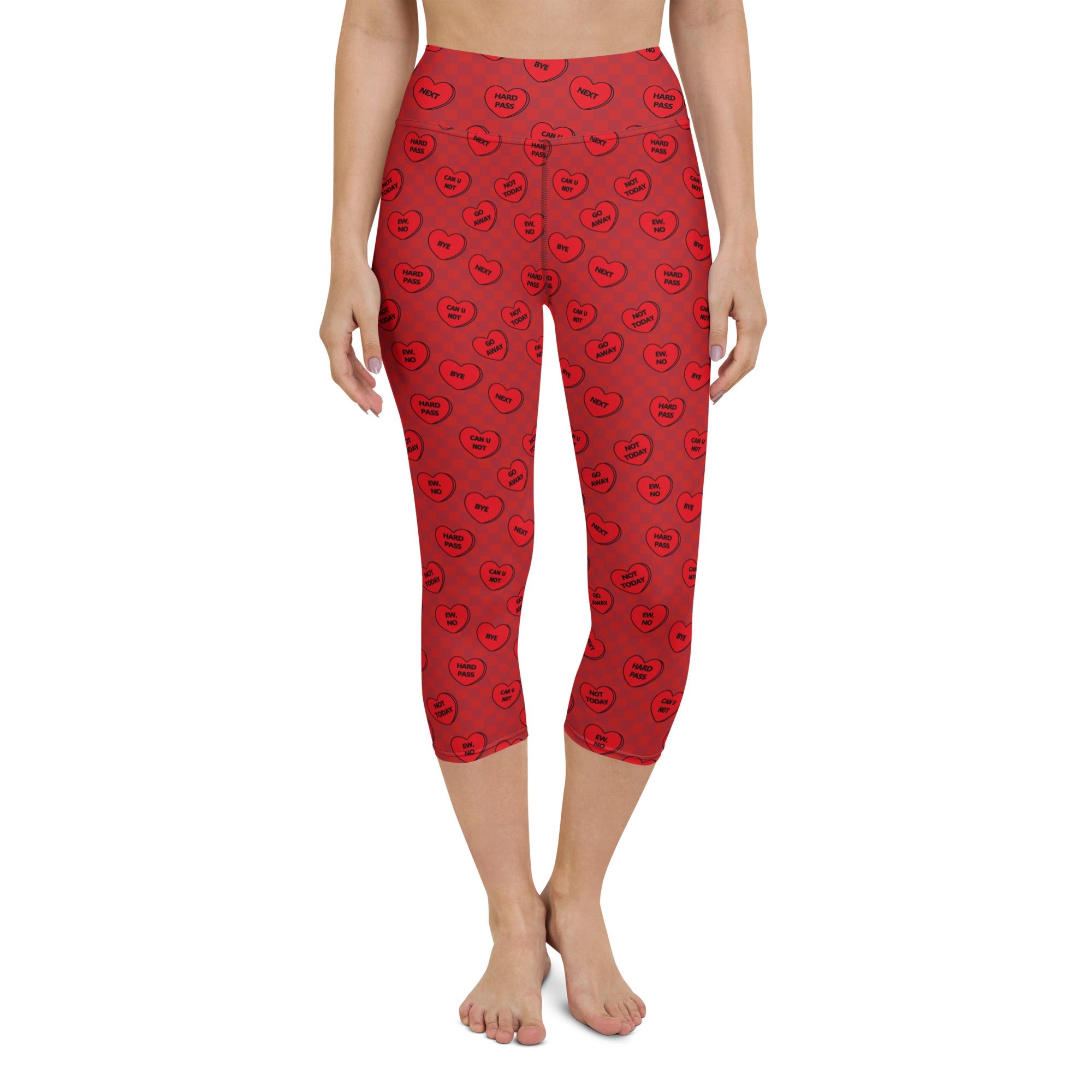 Sassy Hearts Yoga Capris
