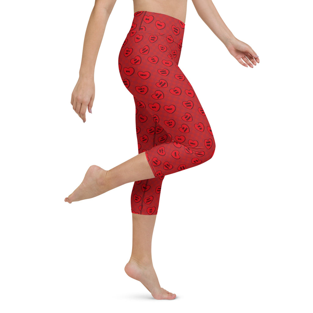 Sassy Hearts Yoga Capris