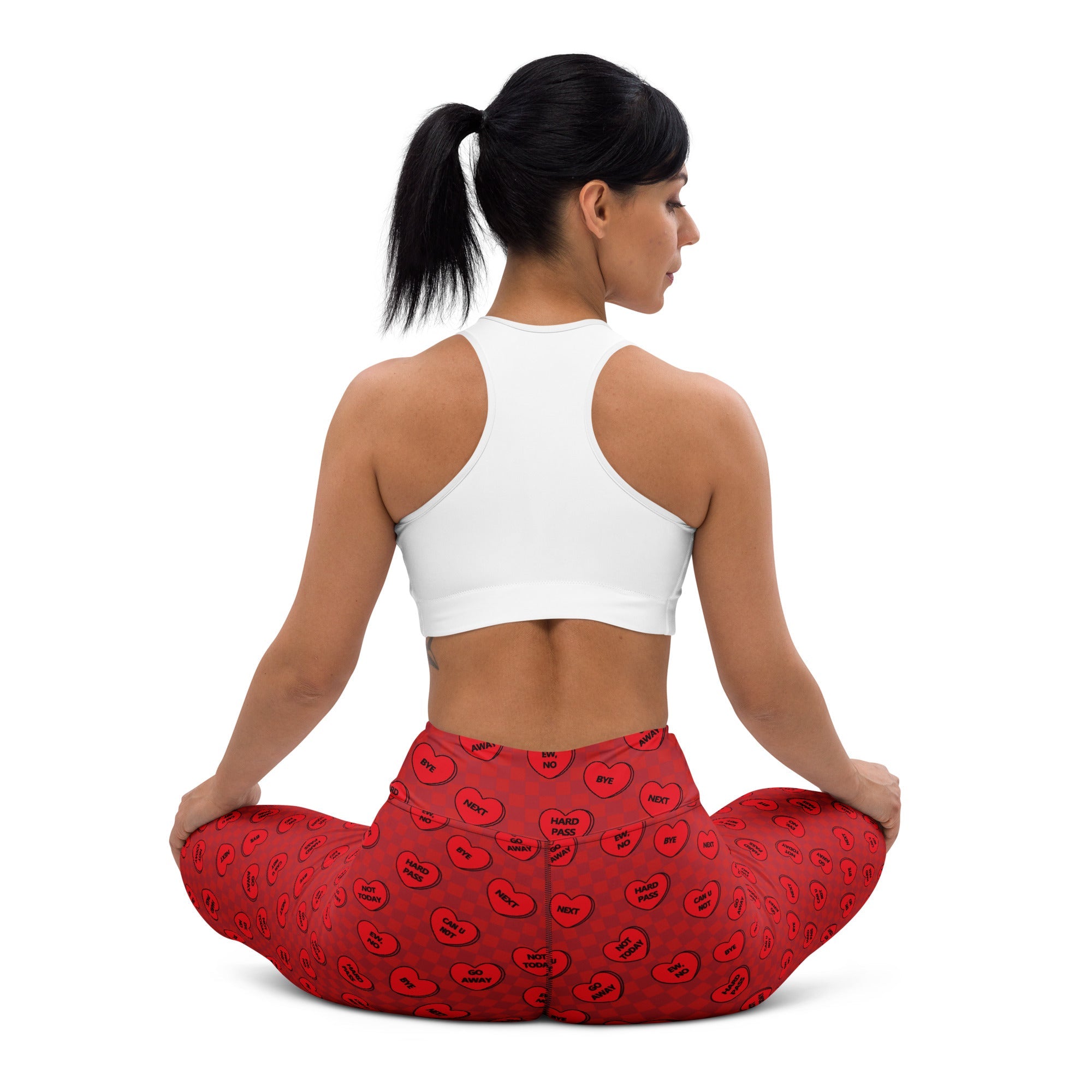 Sassy Hearts Yoga Leggings