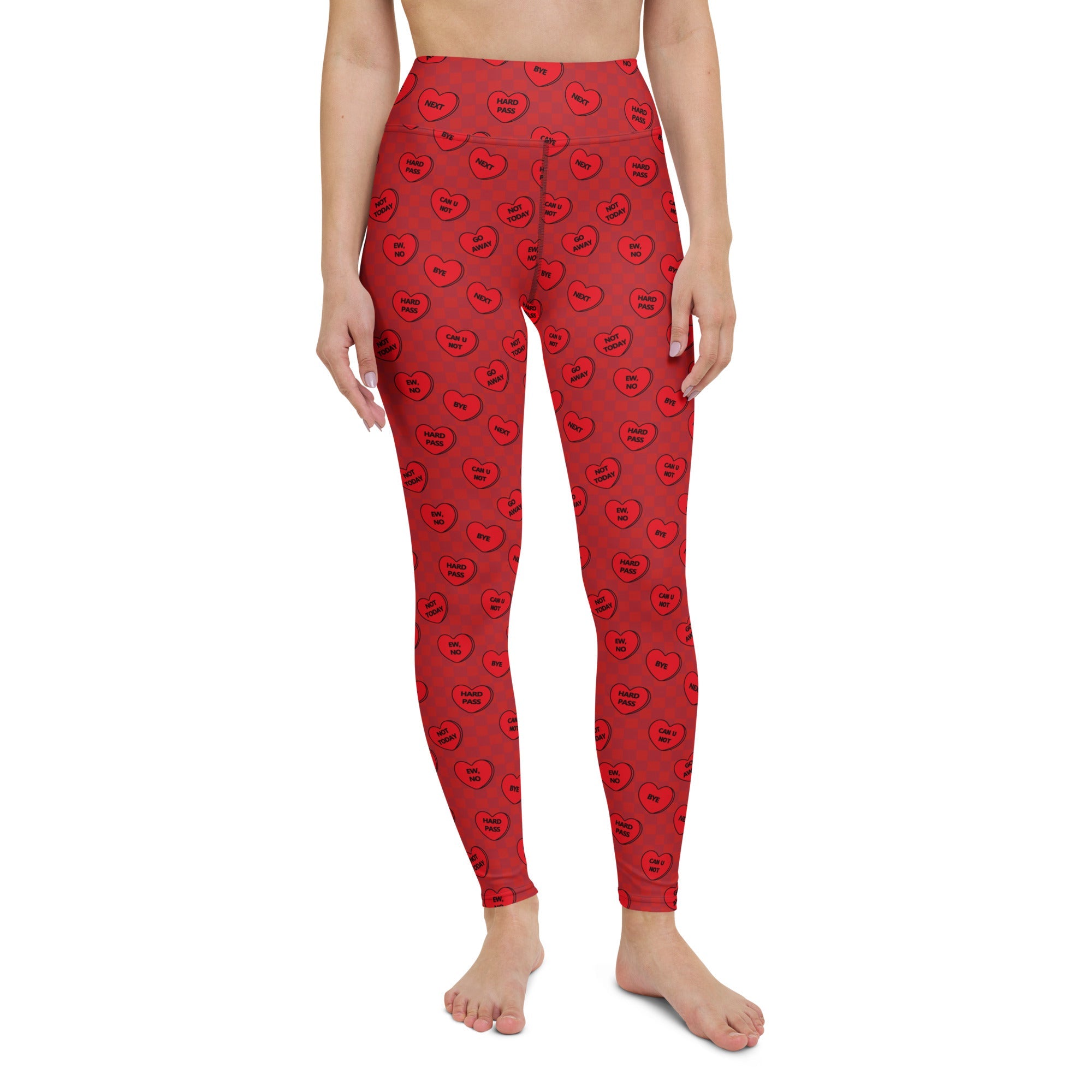 Sassy Hearts Yoga Leggings