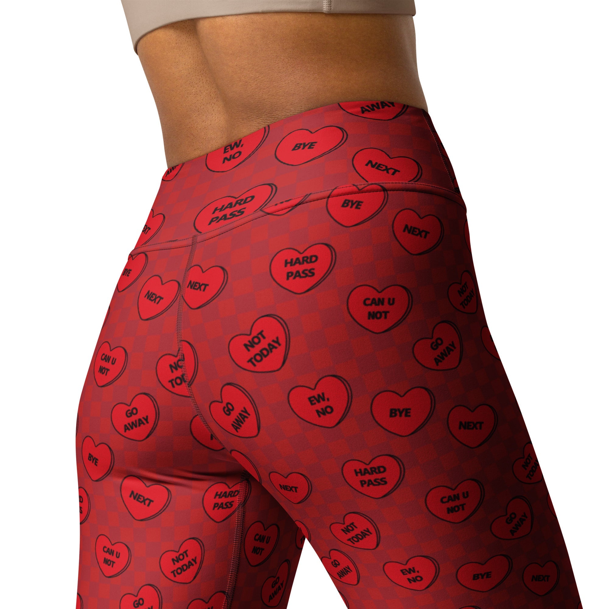 Sassy Hearts Yoga Leggings