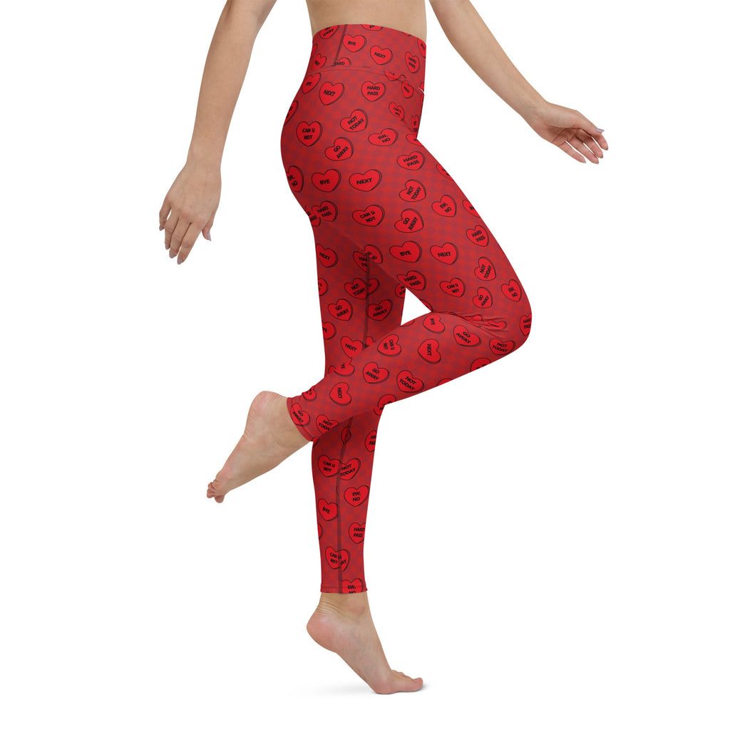 Sassy Hearts Yoga Leggings