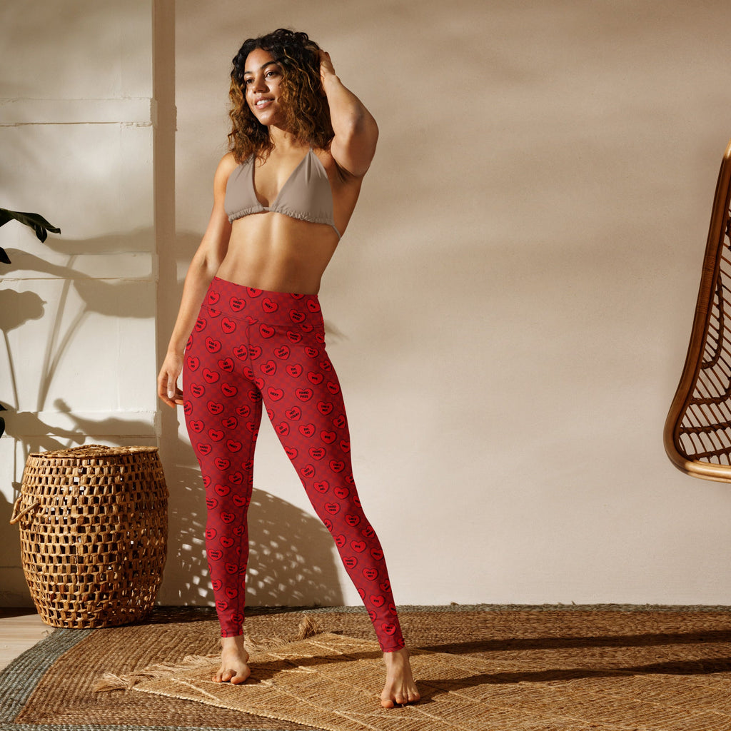 Sassy Hearts Yoga Leggings